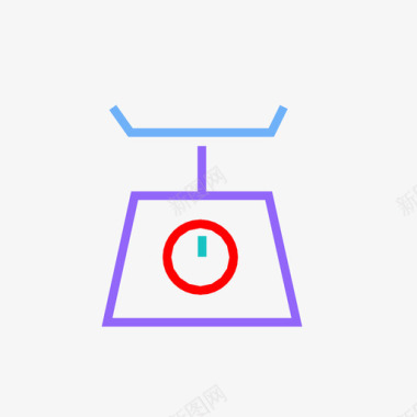 厨房秤天平烹饪图标图标