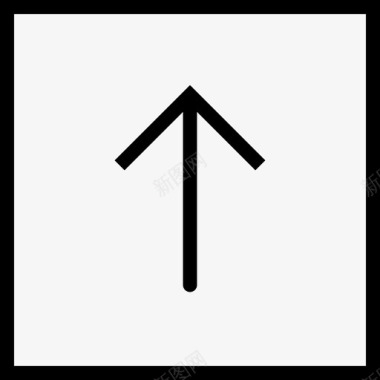 向上sqaresign图标图标