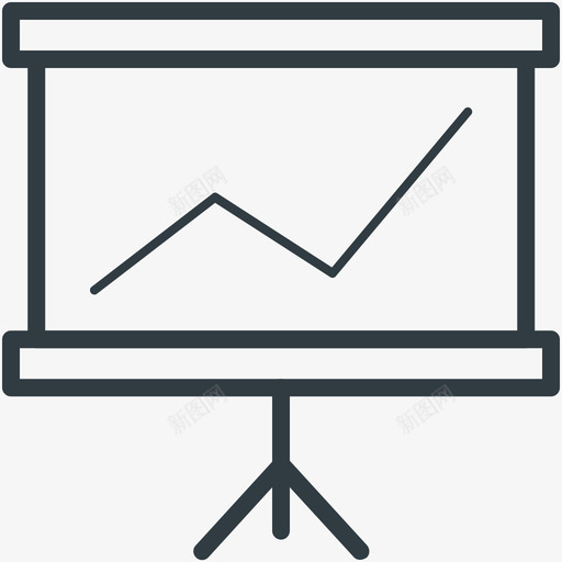 业务演示教育线图标svg_新图网 https://ixintu.com 业务演示 教育矢量线图标