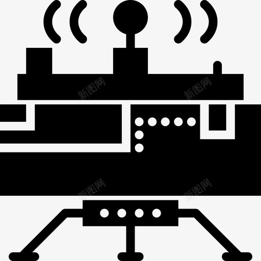 登月舱半月单元月牙单元图标svg_新图网 https://ixintu.com 半月单元 天文学 月牙单元 月牙形单元 月球单元 登月舱 空间固体 航天器