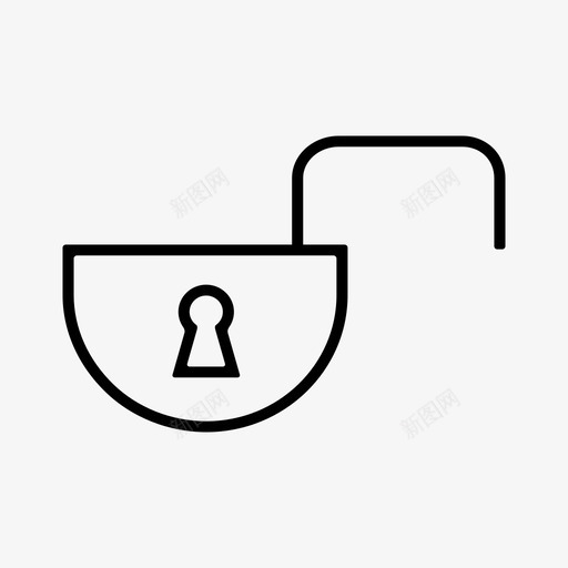 解锁软件工具图标svg_新图网 https://ixintu.com 解锁 软件工具