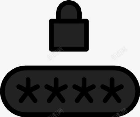 pin码签名安全图标图标