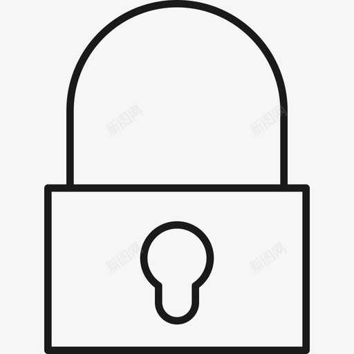 锁通用图标集超轻svg_新图网 https://ixintu.com 通用图标集超轻 锁