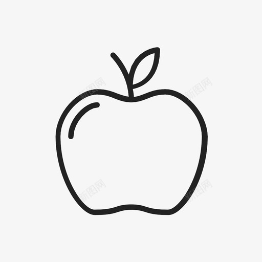 苹果符号牛顿图标svg_新图网 https://ixintu.com 多汁 水果 牛顿 知识 符号 美味 老师 苹果 重力 食物