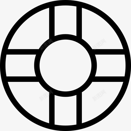 游泳保护救生员图标svg_新图网 https://ixintu.com 保护 帮助 户外活动第2部分 救生员 水 浮标 游泳 漂浮物 装置