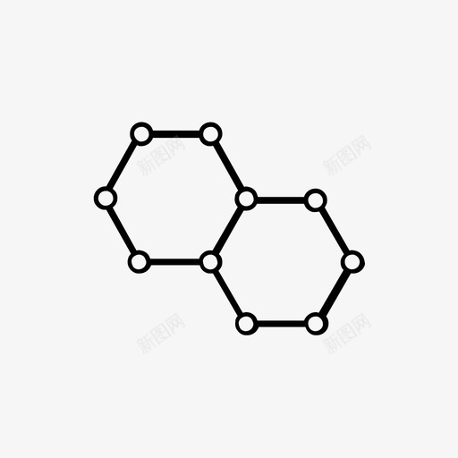 分子粒子分子结构图标svg_新图网 https://ixintu.com 元素 分子 分子结构 化学 原子 科学 积木 粒子 组合 结构式 键