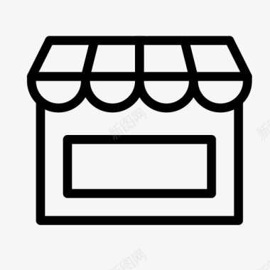 商店存储购物图标图标