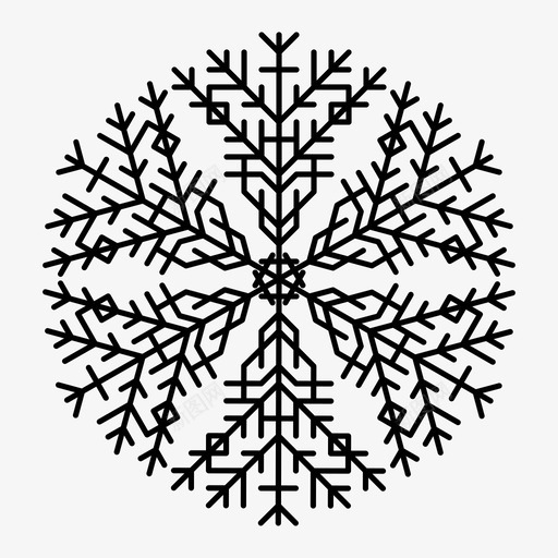 雪花水晶粒子图标svg_新图网 https://ixintu.com 冬天的水 水晶 粒子 雪晶 雪泥 雪花