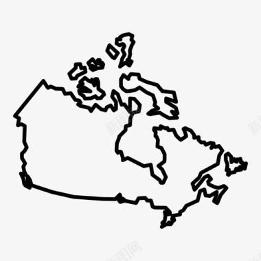 加拿大北极国家图标图标