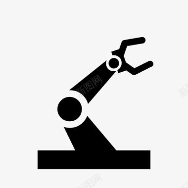 机械臂制造业工业图标图标
