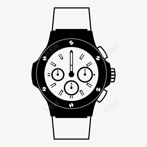 采购产品手表高级珠宝腕表图标svg_新图网 https://ixintu.com hublot 奢侈品 服装 腕表 计时器 豪华手表 采购产品手表 高级珠宝 齿轮