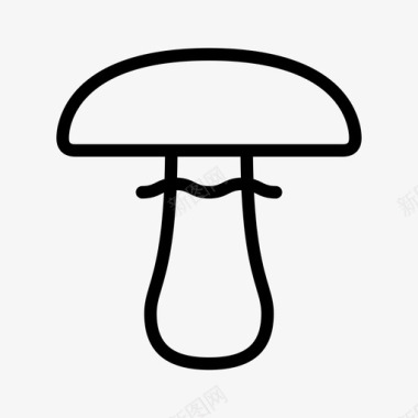 蘑菇植物有机图标图标