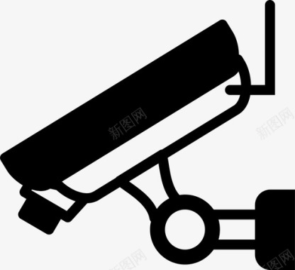 遥控摄像机商店扒手安全图标图标