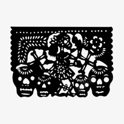 Lace骷髅班纳骷髅pattern图标高清图片