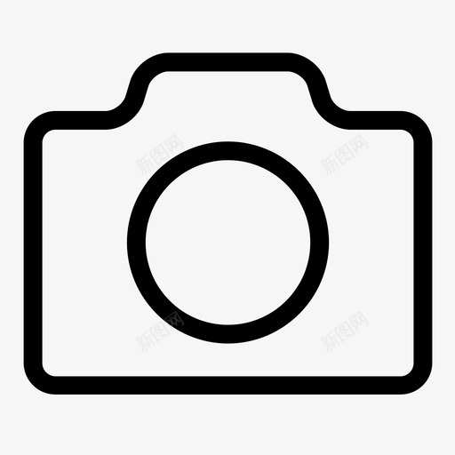 照相机就绪图标svg_新图网 https://ixintu.com 光 图片 基本 就绪 快照 摄影 数码 照相机 胶片