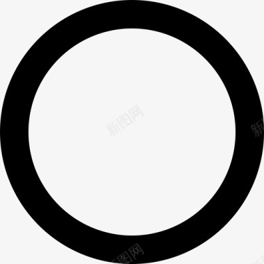 圆形轮廓形状形状基本要素图标图标