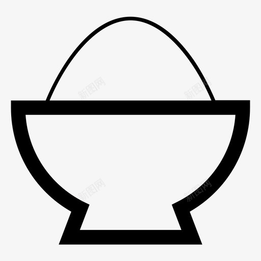 饭碗煮软的面条碗图标svg_新图网 https://ixintu.com 亚洲 太空船 煮软的 熔岩灯 米饭宝宝 谷物 面条碗 食物 饭碗 鸡蛋