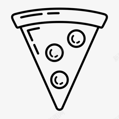 披萨烘焙奶酪图标图标