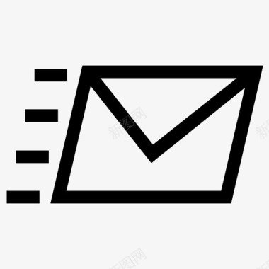 服务信使发送邮寄图标图标