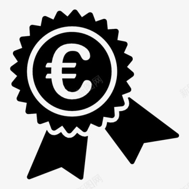 欧洲保证章印章保险箱图标图标