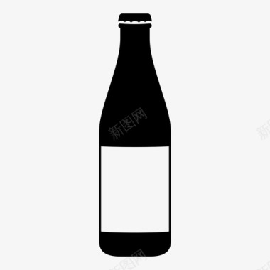 啤酒瓶最新技术标签图标图标