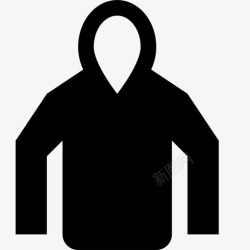 舒适夹克连帽衫衣服舒适图标高清图片