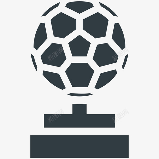 足球奖杯运动酷标图标svg_新图网 https://ixintu.com 足球奖杯 运动酷矢量图标