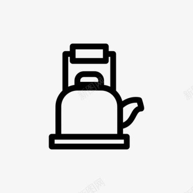 水壶物品咖啡图标图标