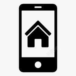 寻找房产房地产智能手机电话购房图标高清图片