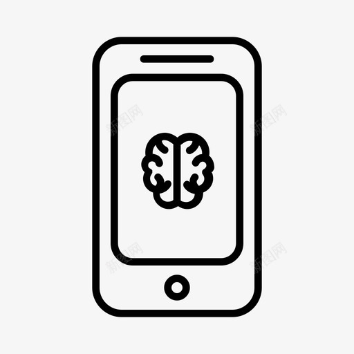 大脑今天思考图标svg_新图网 https://ixintu.com 50个智能手机和图标 今天 印记 大脑 心理学 思考 时间表 现在 电话 神经科学 程序