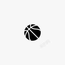 街球篮球运动戒指图标高清图片