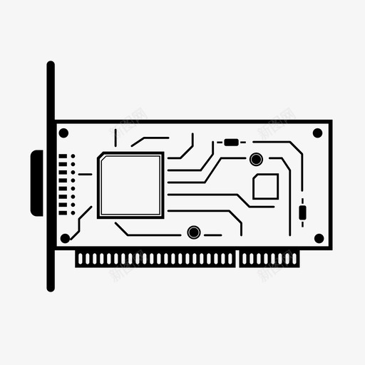 微芯片逻辑电路硬件图标svg_新图网 https://ixintu.com 发送信息 微芯片 电子芯片 硬件 计算机处理器 设计 连接 逻辑电路