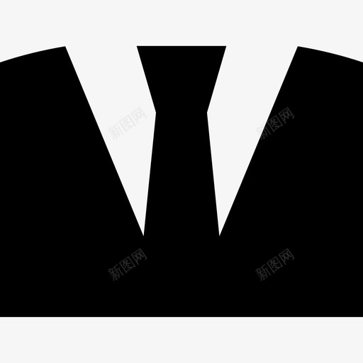 男装领带图标svg_新图网 https://ixintu.com 男装领带