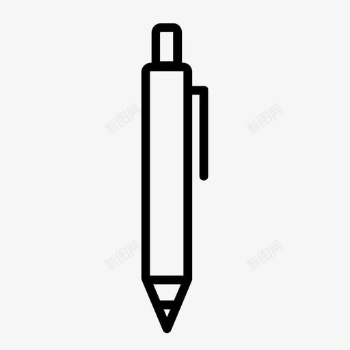 钢笔听写墨水图标svg_新图网 https://ixintu.com 仪器 写作 办公室 听写 墨水 工作 涂鸦 线条艺术 钢笔
