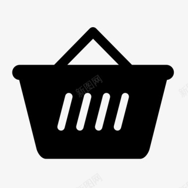 购物篮物品材料图标图标