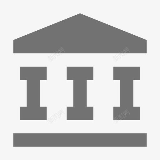 法院商业和办公材料标图标svg_新图网 https://ixintu.com 商业和办公材料设计图标 法院