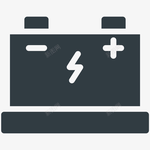 电池工业冷标图标svg_新图网 https://ixintu.com 工业冷矢量图标 电池