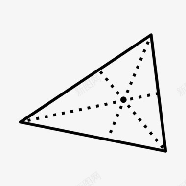 三角形科学右图标图标
