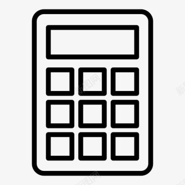 计算器账户方程式图标图标