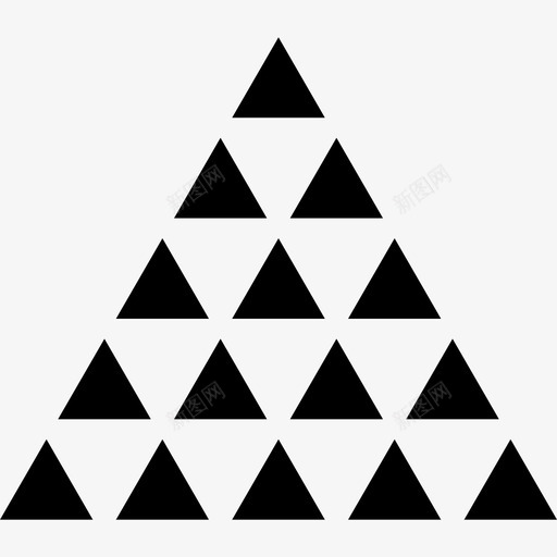 多个三角形三角形形状多边形图标svg_新图网 https://ixintu.com 多个三角形三角形 多边形 形状