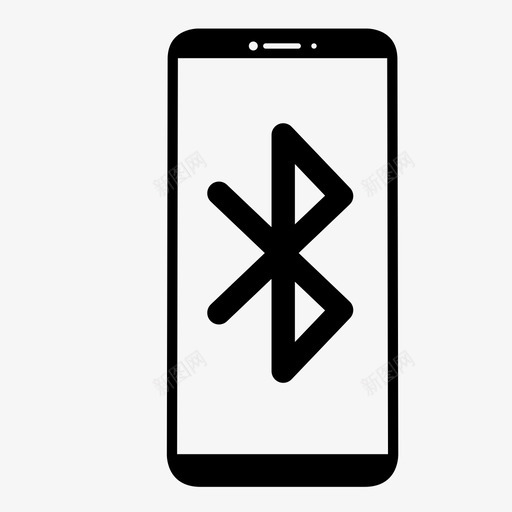 智能手机蓝牙传输共享图标svg_新图网 https://ixintu.com iphone 传输 共享 数据 无线 智能手机蓝牙 蓝牙智能手机 计算机 连接