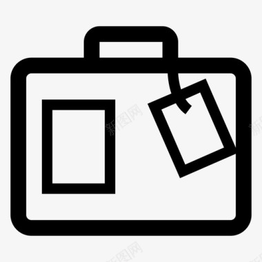 旅行包旅行箱包图标图标