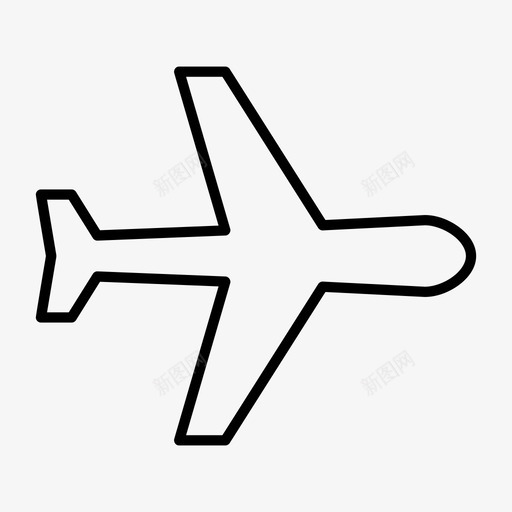 飞机度假旅行图标svg_新图网 https://ixintu.com 单薄 商务旅行 度假 旅行 航空旅行 远距离 飞机 飞行