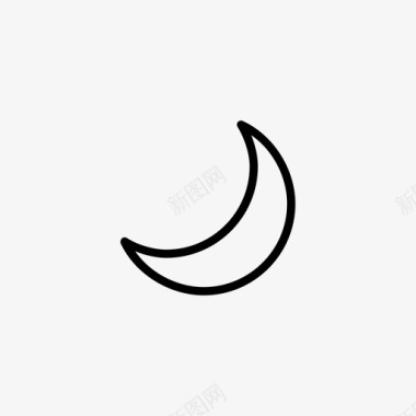 月亮盈亏天空图标图标