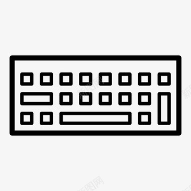 键盘类型文本图标图标