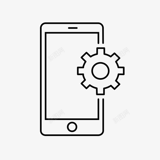 智能手机设置设置设备个性化图标svg_新图网 https://ixintu.com iphone 个性化 定义 数字图标 智能手机设置 更改 用户 移动 设置设备 访问