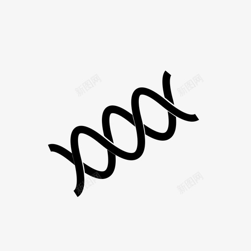 dna分子生命图标svg_新图网 https://ixintu.com dna 分子 双螺旋 方向 染色体 生命 科学 细胞组成 遗传学 遗传密码