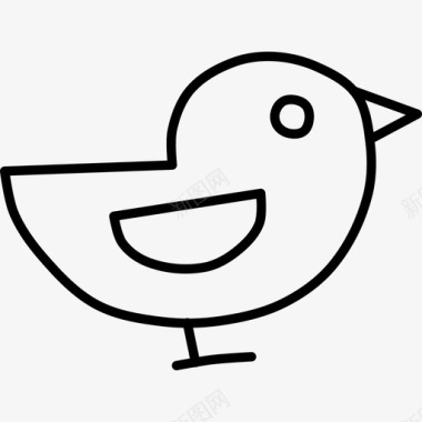 麻雀鸟孩子图标图标
