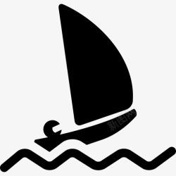 帆船项目残奥会帆船体育多项目图标高清图片