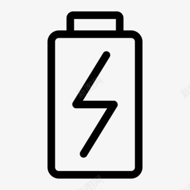 电池充电锂图标图标